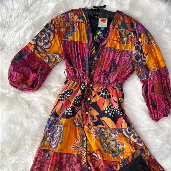 FARM Rio Multicolor Maxi Dress - Picture 3 of 7